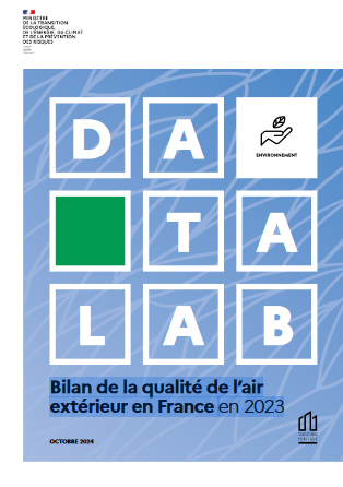 couv Bilan de la qualité de l’air extérieur en France en 2023