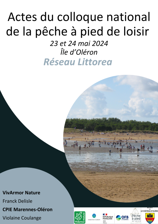 couv Actes du colloque national pêche à pied de loisir – 2024