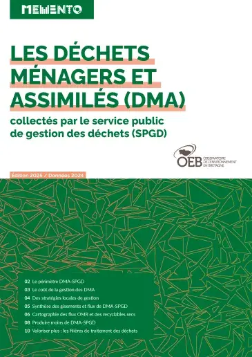 couv Mémento - Les déchets ménagers et assimilés (DMA) - édition 2025