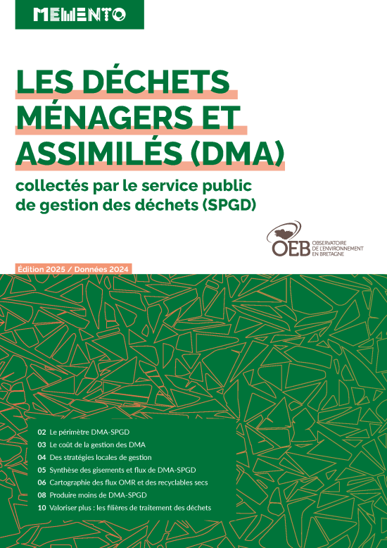 couv Mémento - Les déchets ménagers et assimilés (DMA) - édition 2025