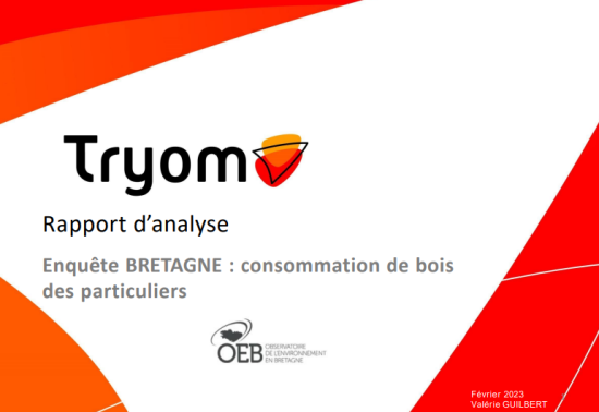 couv Enquête Bretagne : consommation de bois des particuliers (rapport d’analyse)