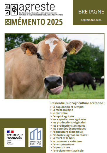 couv Mémento de la statistique agricole - édition 2025