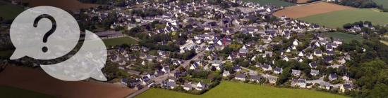 Village dans la campagne bretonne