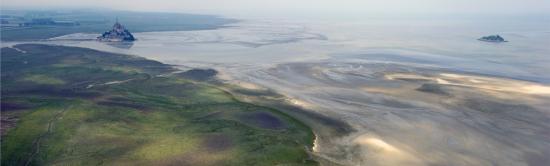 Marée en baie du Mont-Saint-Michel