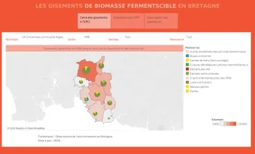 Les ressources potentielles de biomasse fermentescible en Bretagne