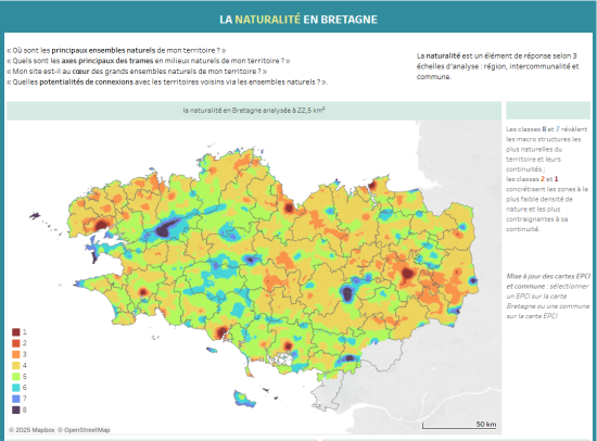 la naturalité des territoires en Bretagne